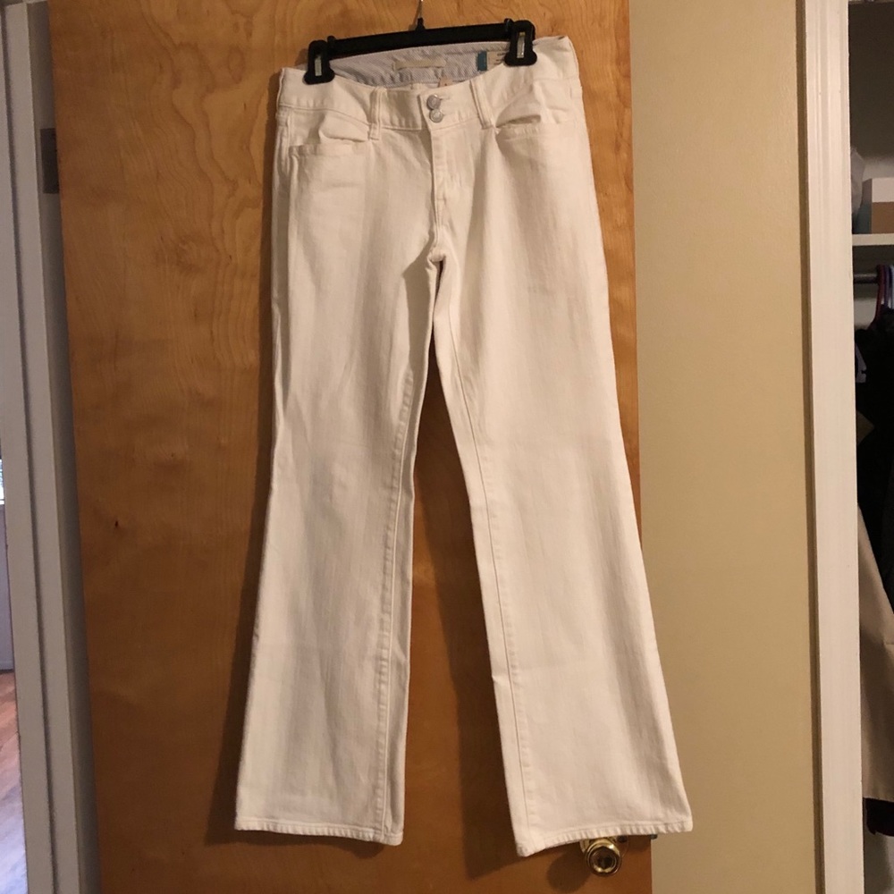Gap Curvy Stretch White Jeans